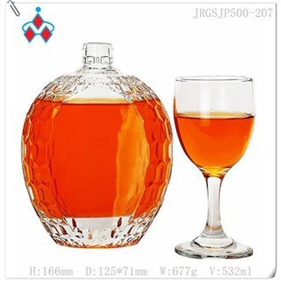 व्हिस्की कांच की बोतल
